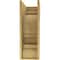 Ekena Millwork 10"W x 20"D x 30"H Classic Diane Rough Cedar Woodgrain TimberThane Corbel, Primed Tan CORUR10X20X30DIARCPR - alternate 2